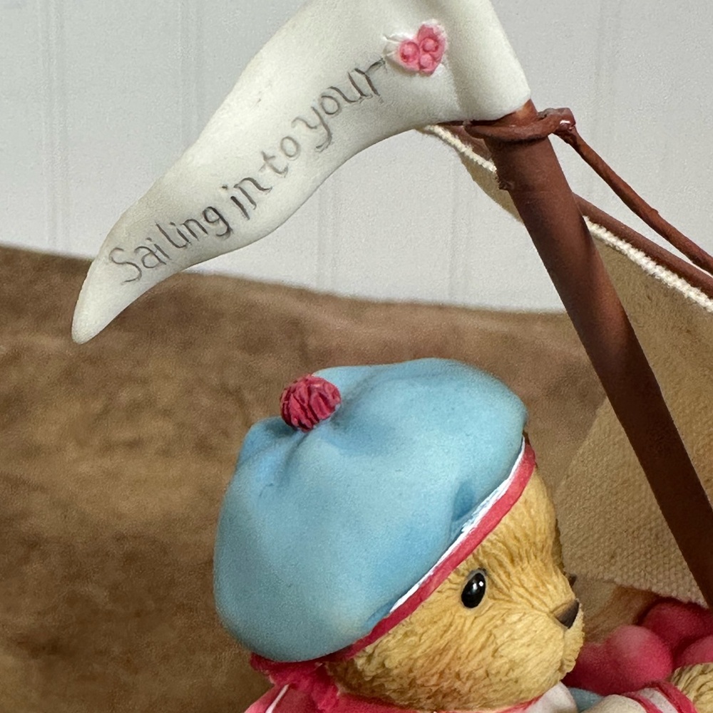 Cherished Teddies Rocking Musical Figurine. “Set Sail Toward New Adventures” - Picture 10 of 15